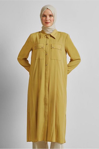 Alvina Slit Detail Long Tunic 45532