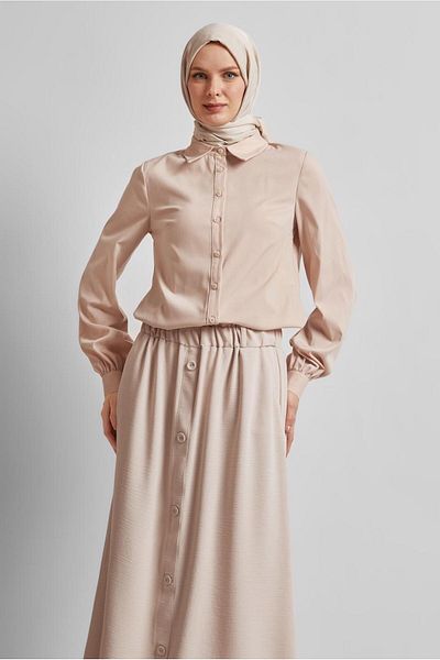 Alvina Shirt Collar Tunic 45606