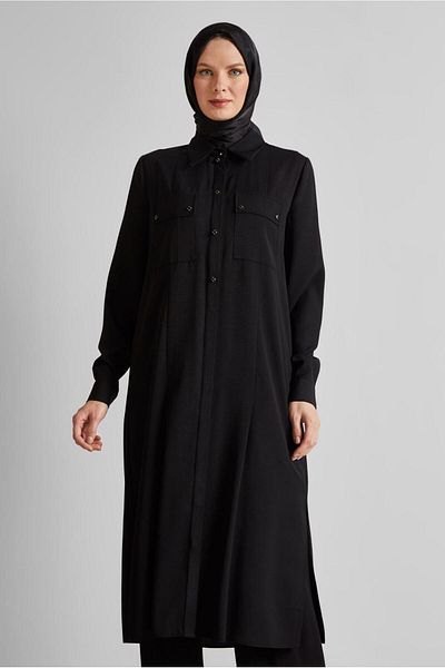 Alvina Slit Detail Long Tunic 45532
