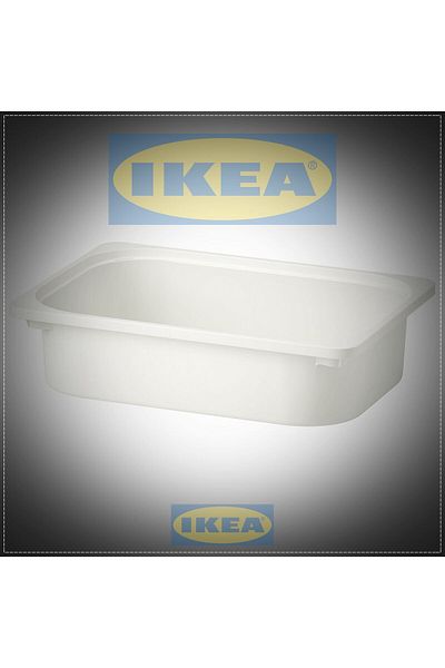 IKEA Trofast Toy Storage Box, White, 42X30X10 cm