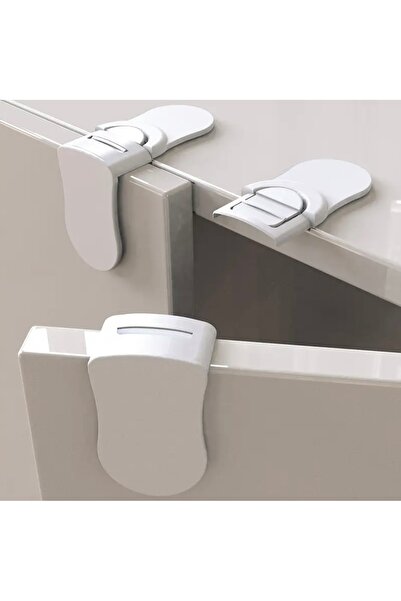 Home 3-Piece Multi-Purpose Child Safety Lock – for Drawer, Cabinet, Refrigerator, No Drilling Installation