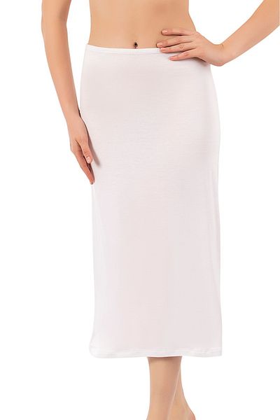 LİRONA 16975 Women's Viscose Below Knee Long Skirt Lining Underskirt Petticoat