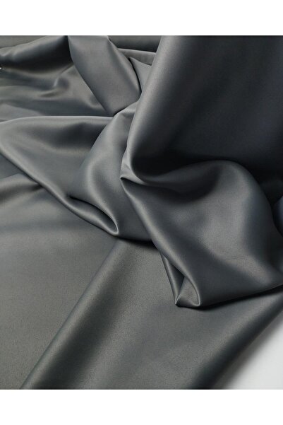 Kumaş Parça Темно-сірий матовий сатин (ширина 150 см x довжина 275 см)