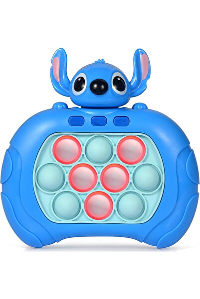 OEM Joc interactiv Pop-It Consola, antistres, cu sunete si lumini, Albastru