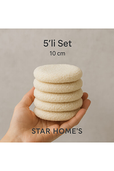 YILDIZ DİJİTAL HOME Makyaj Temizleme Pedi Büyük Boy 3’li Set 10 Cm Yıkanabili...