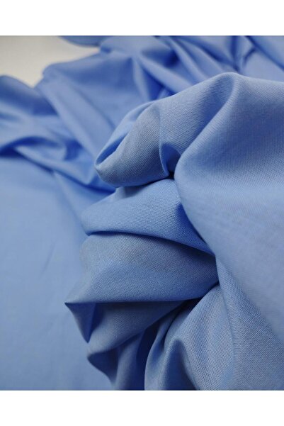 Kumaş Parça Відкритий блакитний колір бавовняний вуаль Ширина: 140