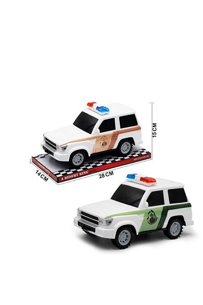 rexa Police Racing Car - Sound and Light, Multiple Shapes and Colors Toy for Kids