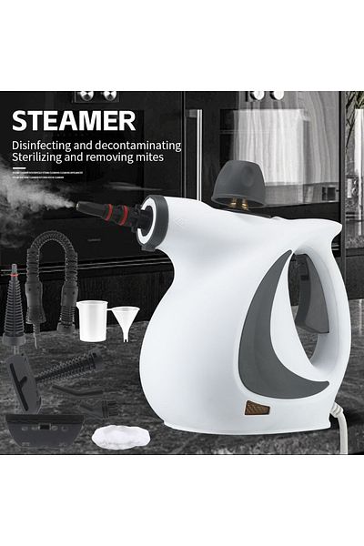 Saharaz 1050w Handheld Steam Cleaner For Home,with Safety Lock And 11 Accessory Kit To Remove Grime