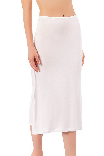 LİRONA 16975 Women's Viscose Below Knee Long Skirt Lining Underskirt Petticoat