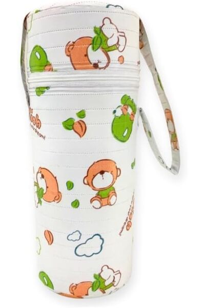 Others سخان زجاجات الرضاعة من كادل آند كلاود - قارورة عالمية لدرجة حرارة الحليب المثالية - معزولة وخالية من مادة BPA