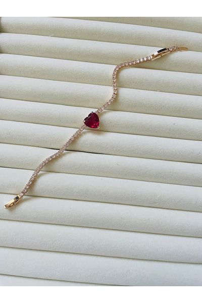 By Selen Suyolcu Waterway Heart Steel Bracelet