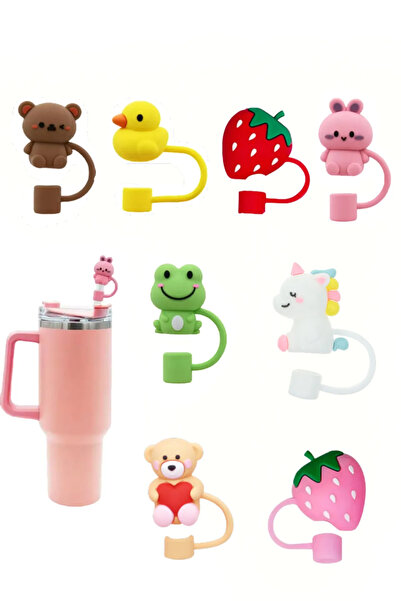 Besify 2 Adet 10 Mm Stnley Quencher İçin Silikon Pipet Tıpası Kapağı Şekilli ...