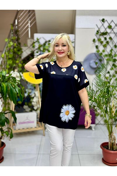 Punta Otantik Ms52331 Turned Viscose Blouse
