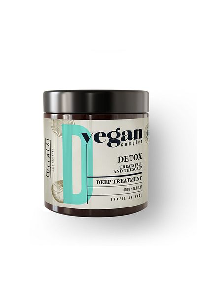 vitals hair treatment Detox complex mask, anti-hair loss and scalp treatment, 500 ml