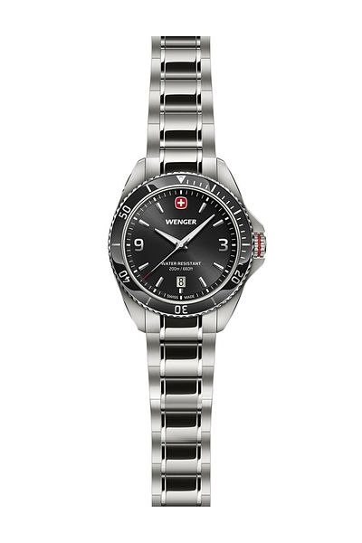 Wenger Mens Watch Wenger 01.2031.101, Quartz, 40mm, 20ATM