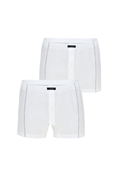 Pierre Cardin Beyaz Pamuklu 2'li Boxer 50315301-600