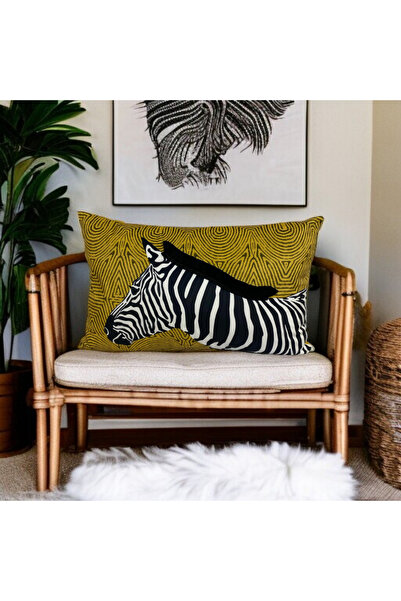 ASDİVA Husă de pernă decorativă cu model zebră 40x60