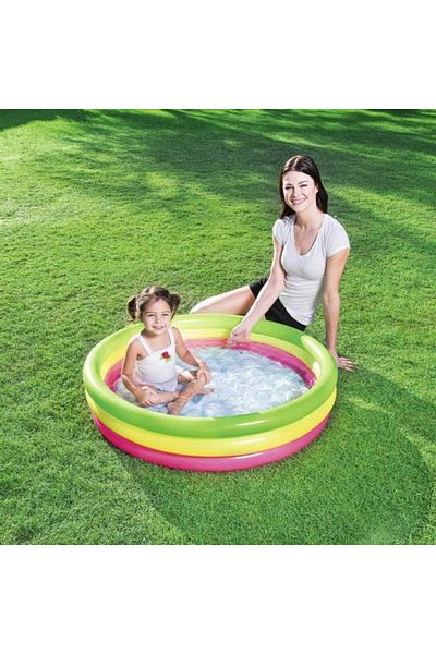 TOYFEST 3 Ring Colorful Round Pool