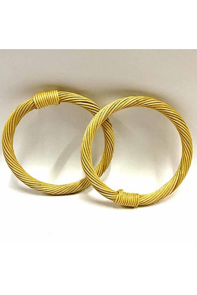 orhanucuzluk Λαβή τσάντας μπαμπού Rattan (1 Σετ) Μαύρο