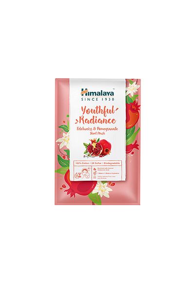 Himalaya Youthful Radiance Edelweiss & Pomegranate Sheet Mask 30 ml
