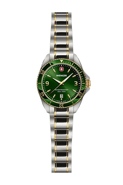Wenger Mens Watch Wenger 01.2031.105, Quartz, 40mm, 20ATM