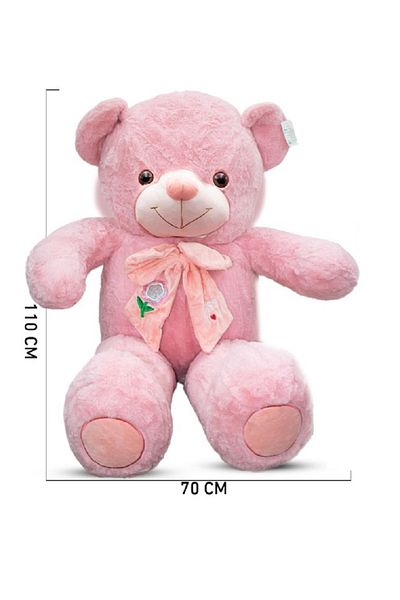 rexa Pink Plush Teddy Bear – Giant Stuffed Toy | 110 x 70 cm Hugging Companion