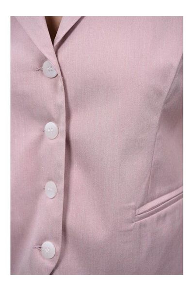 LUMİNA MINIMALIST BUTTONED VEST COMO S Baby Pink