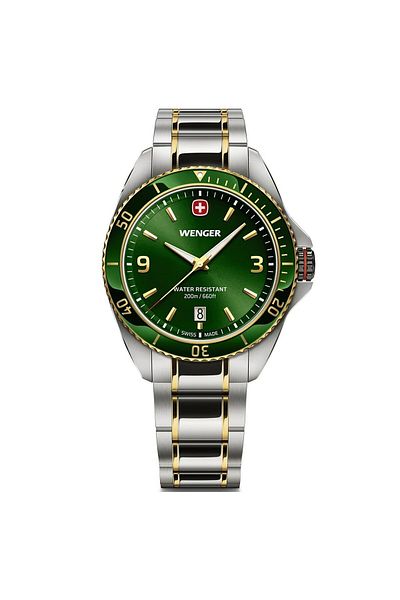 Wenger Mens Watch Wenger 01.2031.105, Quartz, 40mm, 20ATM