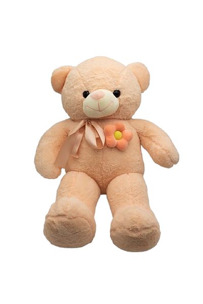 rexa Peach Teddy Bear – Soft Plush Toy Gift | 65 x 47 cm Cuddly Stuffed Animal