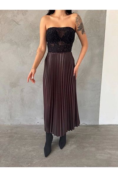 dshee woman Ψηλόμεση πλισέ φούστα