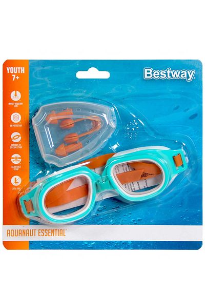 TOYFEST Hydro Swim Ear and Nose Plug Swimming Goggles Set 26034