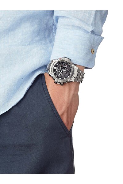 Casio Mens Watch Casio GST-B100D-1AER, Quartz, 50mm, 20ATM