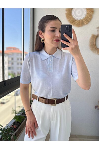 TUNAM BUTİK تيشيرت بولو برقبة مرسيريزد