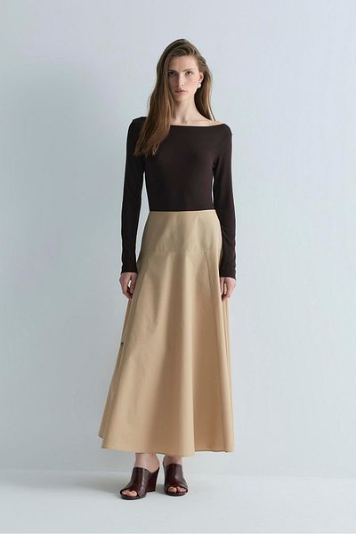 Suud Collection Пола Isola с корсаж от камила