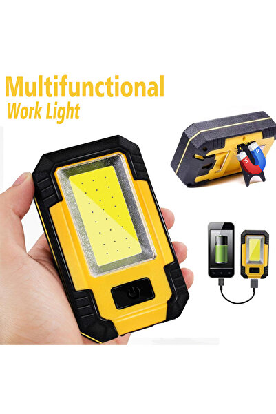 Heinast built-in Battery G109-A 4000MaH Rechargeable Work Light 30W Super Bright COB Flashlight With Magneti