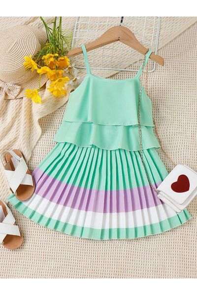 MODA GIRL'S DOUBLE SET