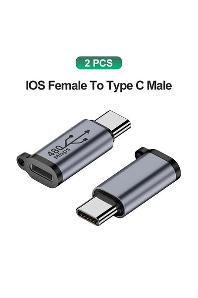 Choice محولان من نوع USB C أنثى إلى نوع C من نوع Micro إلى نوع USB صغير أنثى لأجهزة iPhone 14 13 Xiao