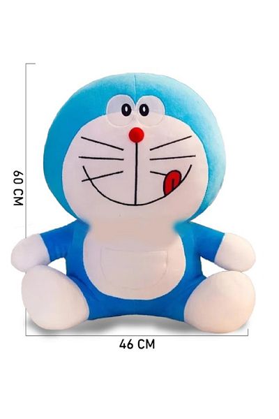 rexa Doraemon Plush Toy, Blue and White – 46 x 60 cm