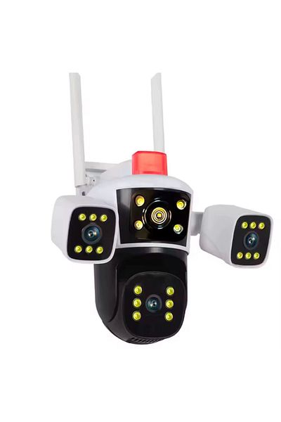 OEM Triple surveillance camera, 16 MP, 720 degrees, ultra HD 8K, WIFI, motion sensor