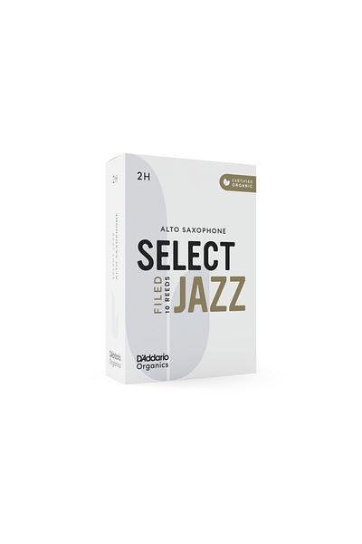 Daddario D'Addario Woodwinds Organic Select Jazz Alto Saxophone Reed No:2 Hard