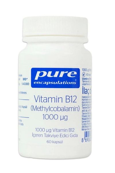 Pure Encapsulations Vitamin B12 (Methylcobalamin) 1000 Μg 60 Capsules