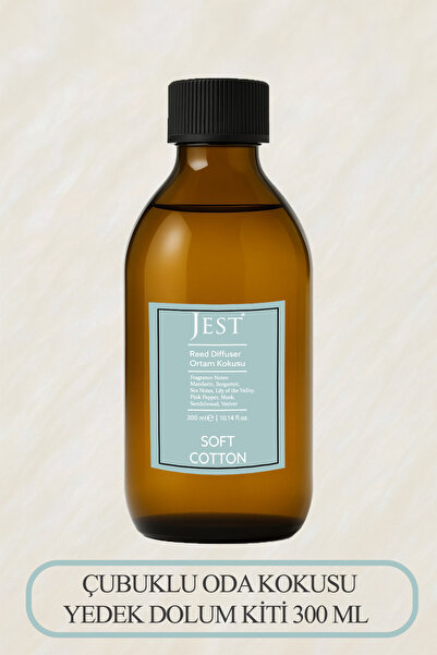 Jest 300 ML SOFT COTTON ÇUBUKLU ODA KOKUSU YEDEK KİT