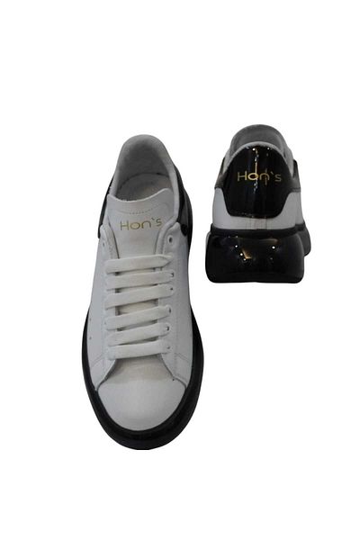 HON'S Ανδρικά παπούτσια Air Sole White Κλασικά αθλητικά παπούτσια με κορδόνια Sneakers Premium