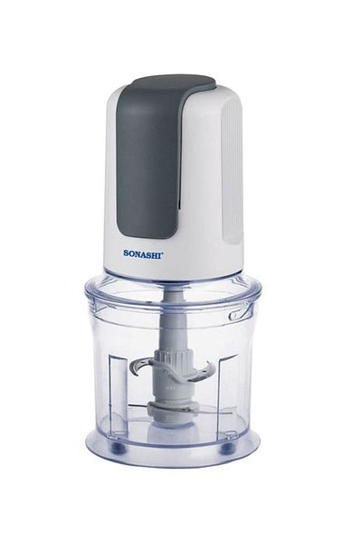 sonashi Kitchen Chopper - 500ml With Super Powerful Copper Motor | Double Blades Mincer With 2 Speed Push Do