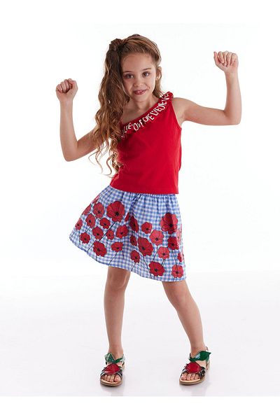 MSHB&G Gelincik Girl's T-shirt Skirt Set