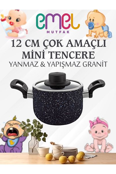 Emel Cooking Goods Emel 12 cm Multi-Purpose Mini Pot