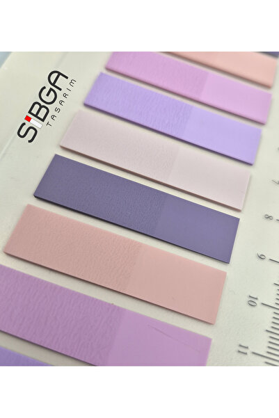 sibga tasarım Transparent Color Postit Post-It Post It. Book Marker Bookmark Postit Sticker Note Paper 200 Sheets