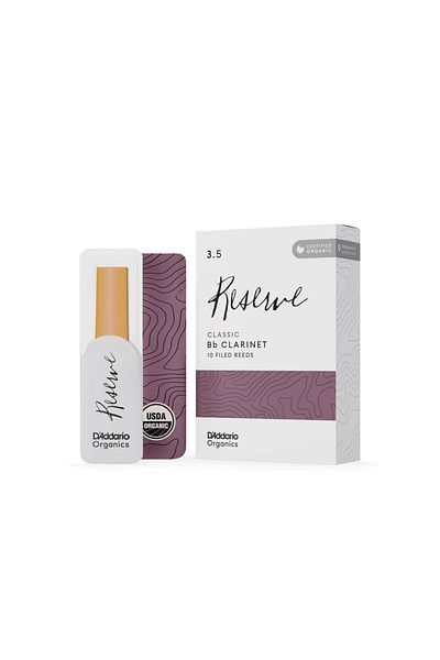 Daddario D'Addario Woodwinds Organic Reserve Classic Odct1035 Sib Clarinet Reed No:3.5