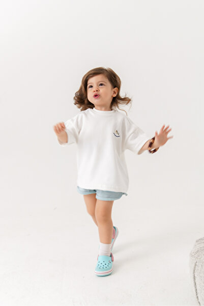 elibaby %100 Pamuk Oversize Bebek Çocuk T-Shirt