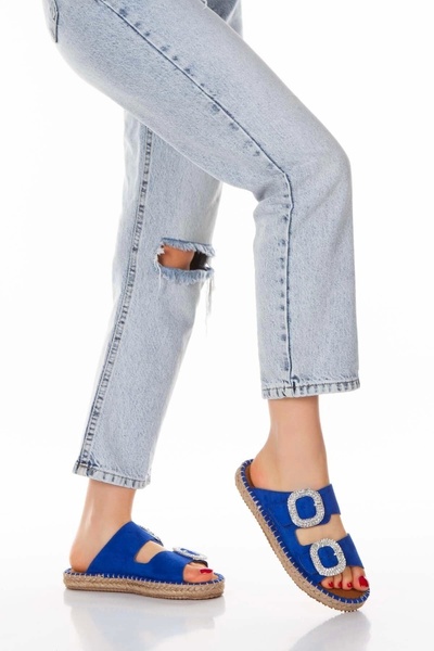 GULT Ženska Sa kopčom letnja Papuče plava